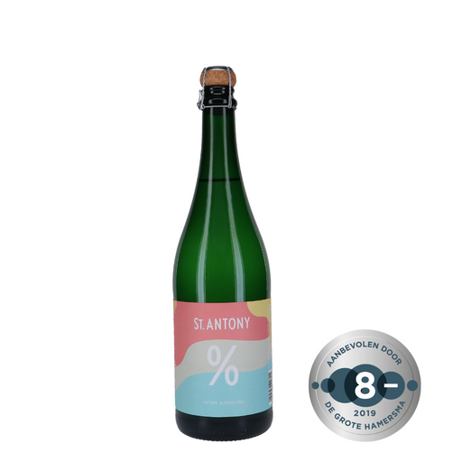 Fles ST. Antony alcoholvrije wijn 75cl