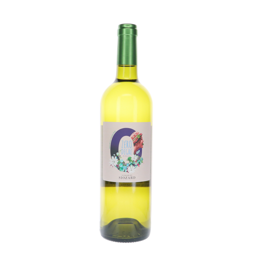 Fles Zero Degre by Claouset Blanc 75 cl alcoholvrije wijn