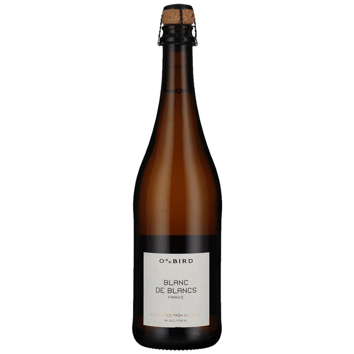 Alcoholvrije Oddbird Blanc de Blancs fles